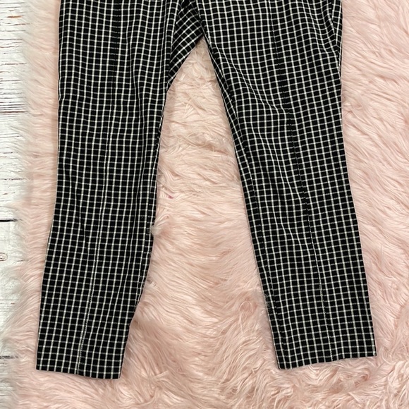 Anthropologie The Essential Slim Windowpane Ankle Pants - Picture 7 of 10